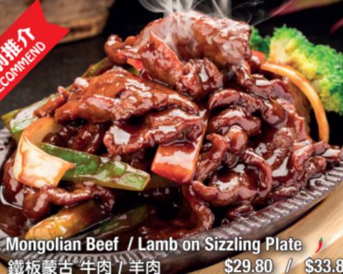 C10.Mongolian Beef/Lamb on Sizzling Plate铁板蒙古牛肉/羊肉
